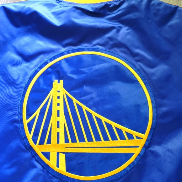 BRAND NEW Golden State Starter Satin Jacket Men's Size XL - Picture 4 of 7